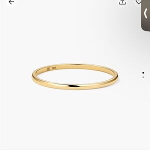Mejuri 10k Gold Slim Ring
